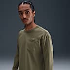 Nike ポケット ロングスリーブ Tシャツ Sportswear Premium Nike Sportswear Premium Essentials Men's Long-Sleeve Pocket